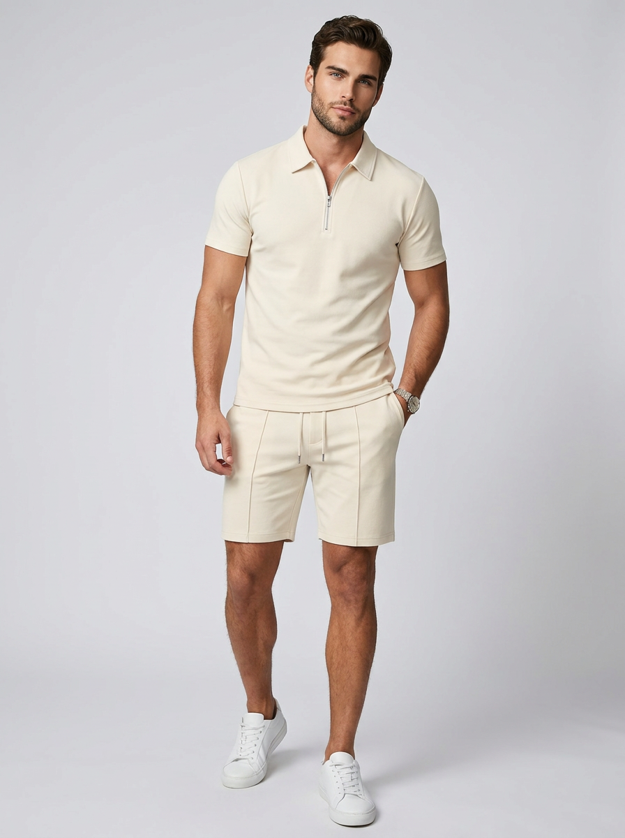Giello | Polo Og Shorts Sæt Til Sommer