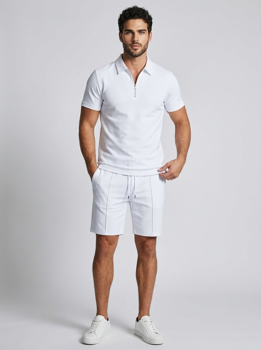 Giello | Polo Og Shorts Sæt Til Sommer