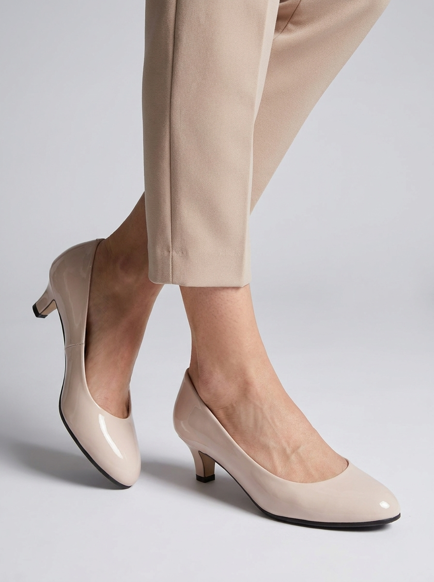 Bianca | Klassiske Pumps Med Lav Hæl Og Elegant Komfort