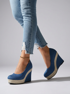 Novella | Komfortable Plateau Pumps Med Kilehæl
