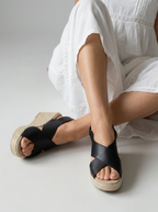 Elara | Ortopædiske Espadrille Kilesandaler Til Dame