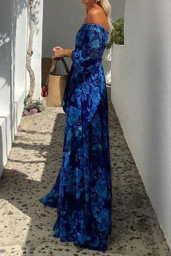 Esmeralda | Off-Shoulder Maxi Kjole