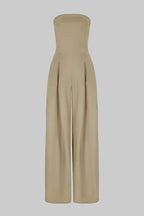 Camille | Strapless Jumpsuit med Wide-Leg Silhuet