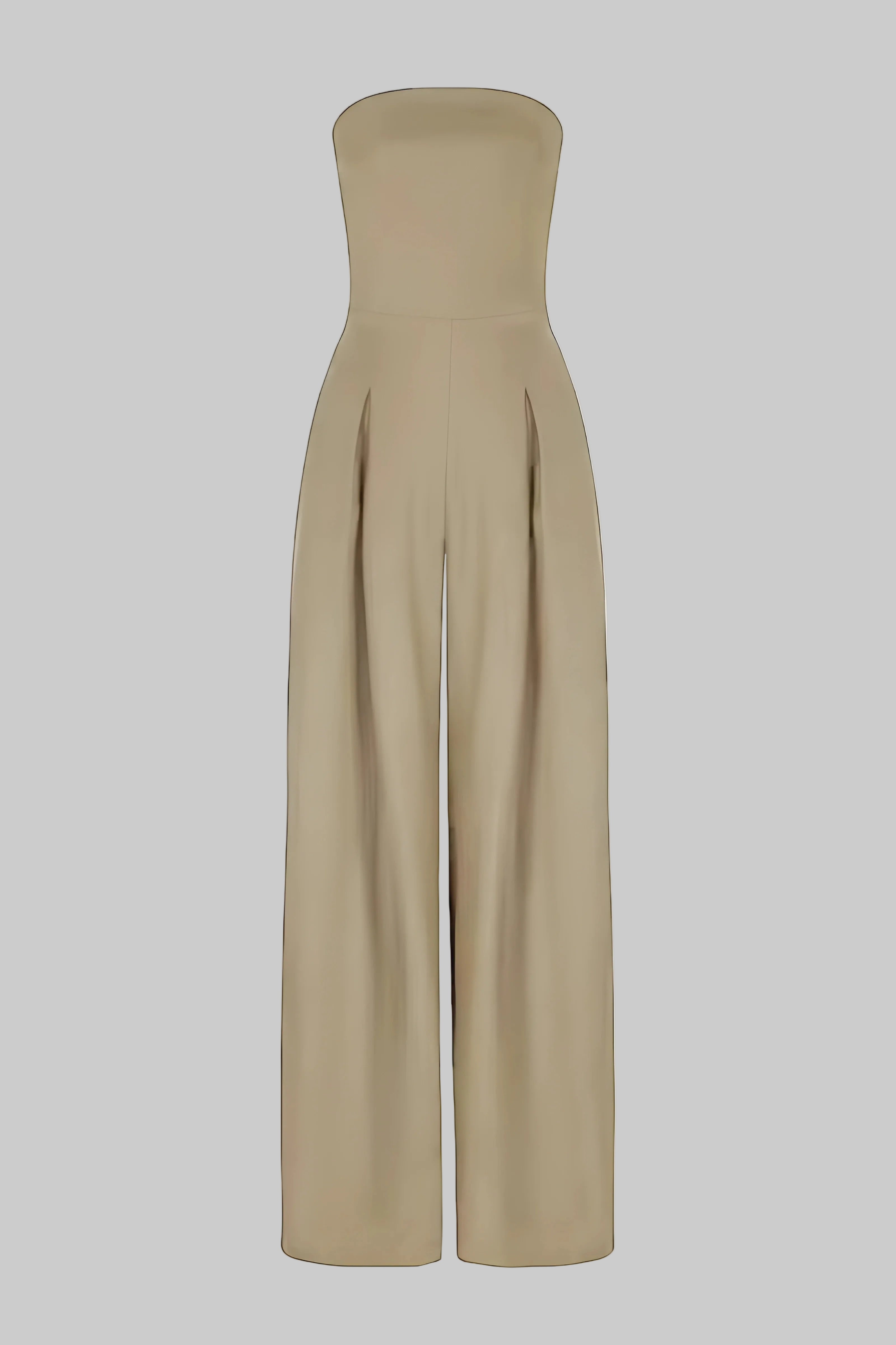 Camille | Strapless Jumpsuit med Wide-Leg Silhuet
