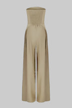 Camille | Strapless Jumpsuit med Wide-Leg Silhuet