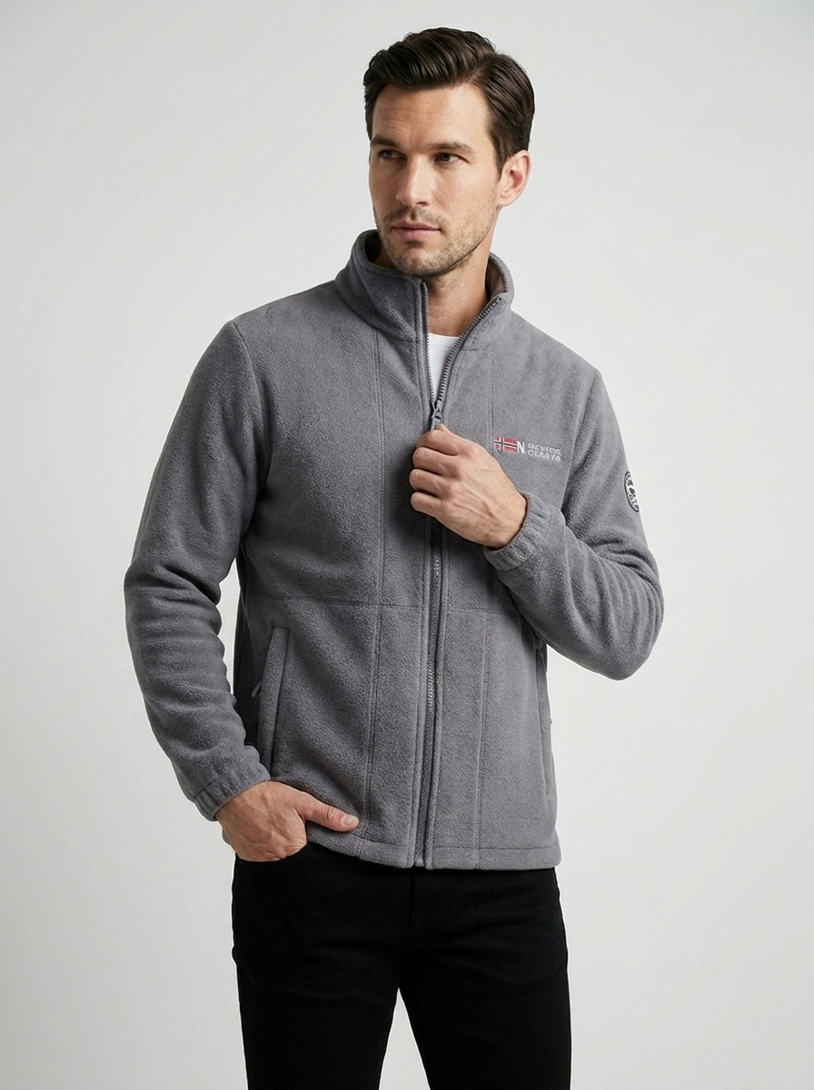 Mikkel | Fleece Jacket with High Collar