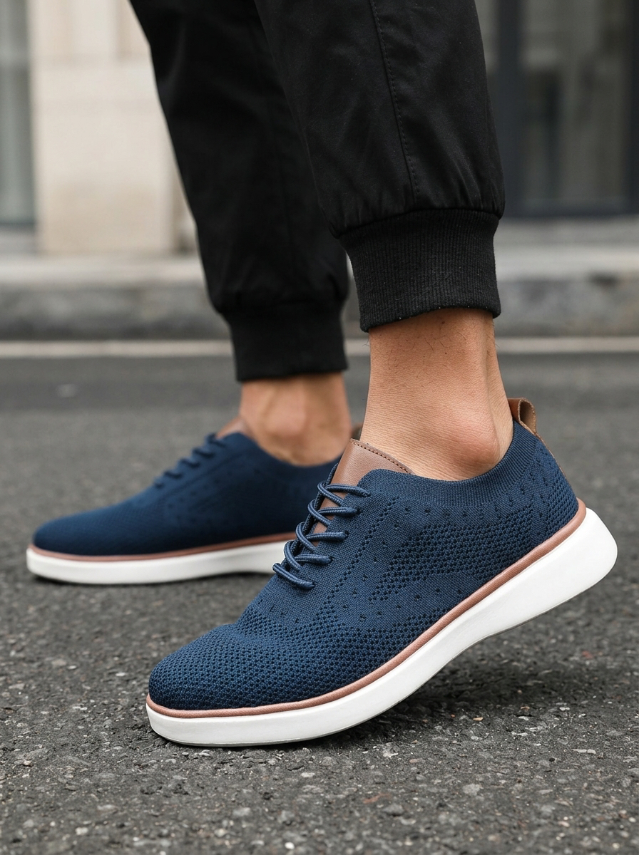 Arvello | Letvægts Sneakers Med Åndbart Strik Og Fleksibel Sål