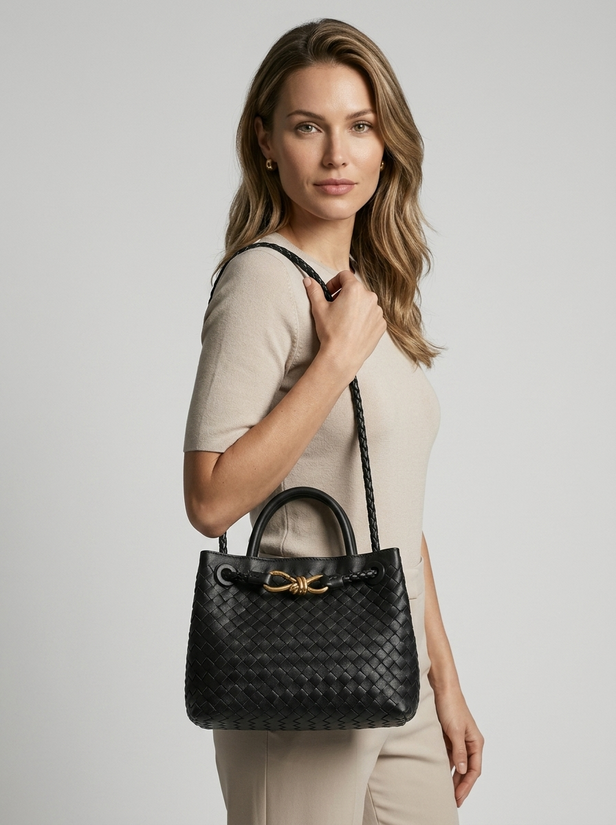 Alessia | Sac à main de luxe tressé à la main