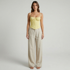 Serina | Corset Top Med Fine Stropper Og Figursyet Pasform