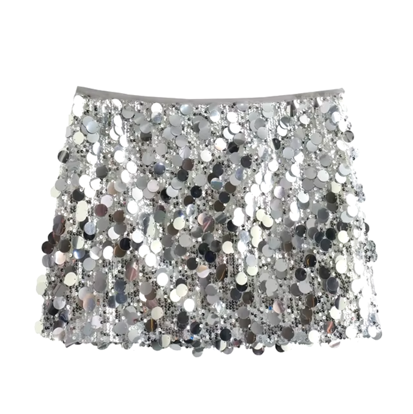 Valencia | Paillet Mininederdel med Glitrende Finish
