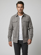 Elian | Casual Overshirt Til Herre Med Brystlommer
