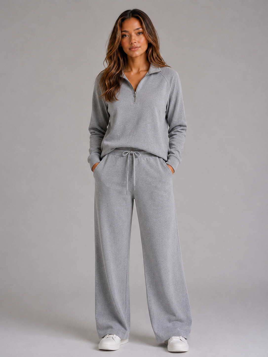 Liva | Dame Half-Zip Loungewear Sæt