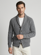 Alessio | Knitted Cardigan with Shawl Collar