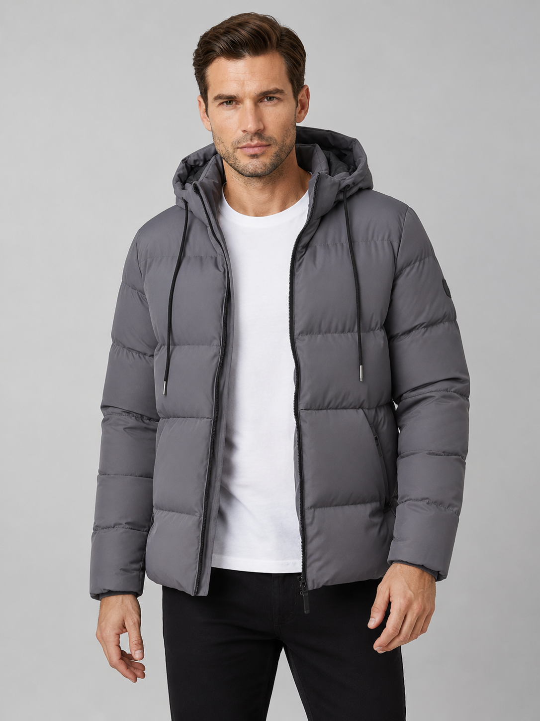 Alaric | Warm Puffer Jacket for Men with Hood