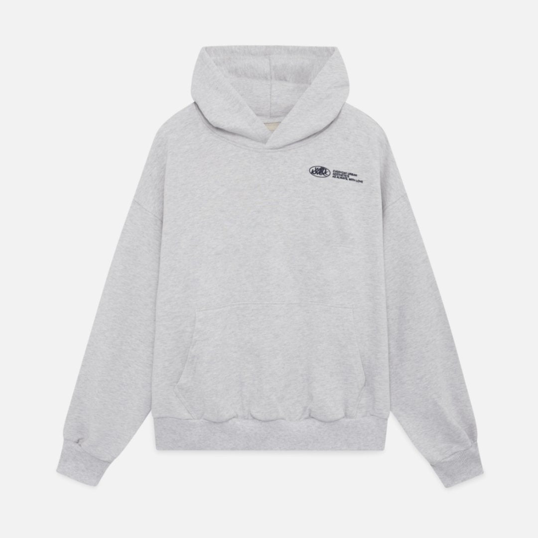 Avery | Unisex oversized hættetrøje med rygprint