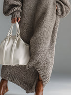 Ingrid | Dame Oversized Wool Strikkjole