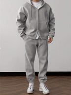 Leon | Men's fleece tracksuit with hoodie and trousers