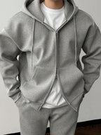 Leon | Men's fleece tracksuit with hoodie and trousers