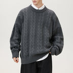 Matteo | Cable-knit men's sweater with an oversized fit