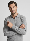 Marco | Men's Quarter-Zip Sweater with Revers Collar