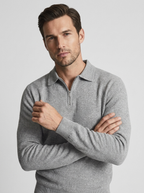 Marco | Men's Quarter-Zip Sweater with Revers Collar