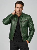 Valerio | Men's Leather Biker Jacket