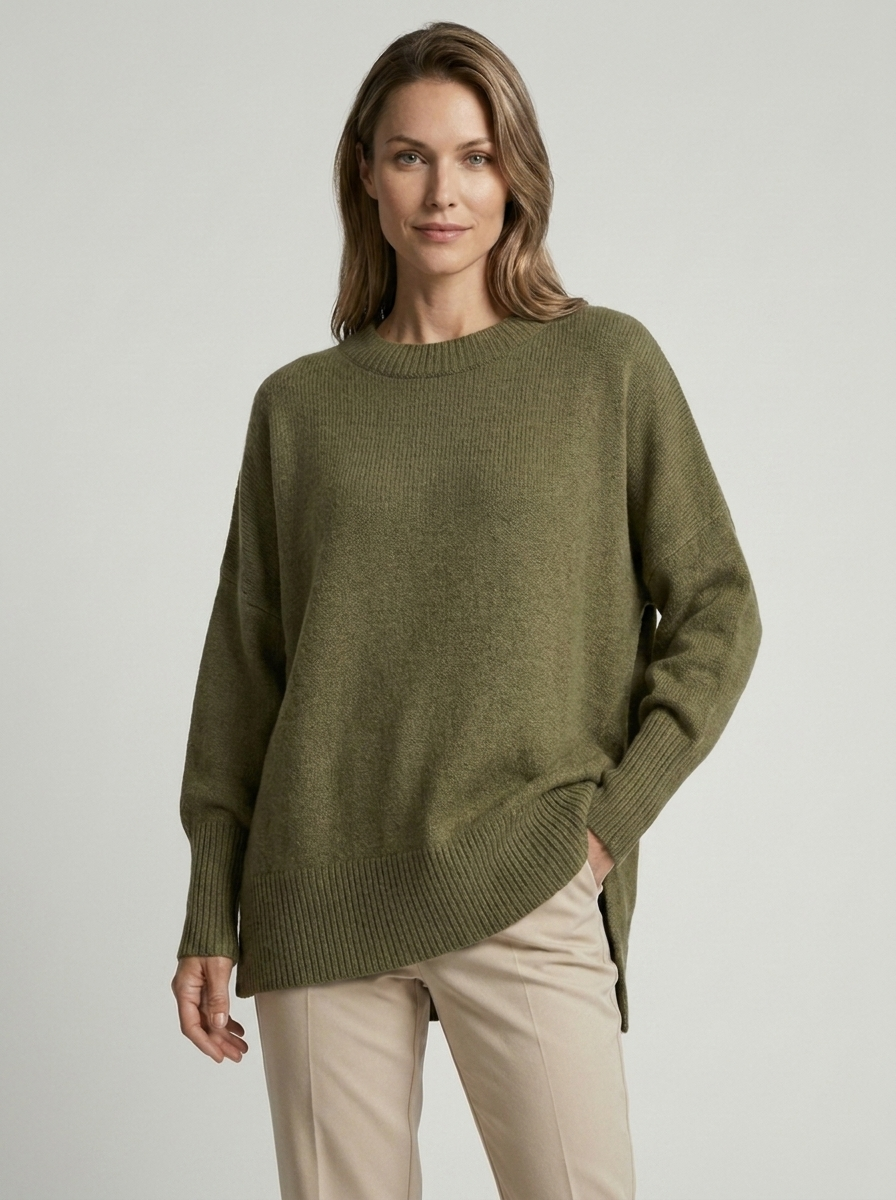 Eveline | Women's Oversized Knitted Poncho