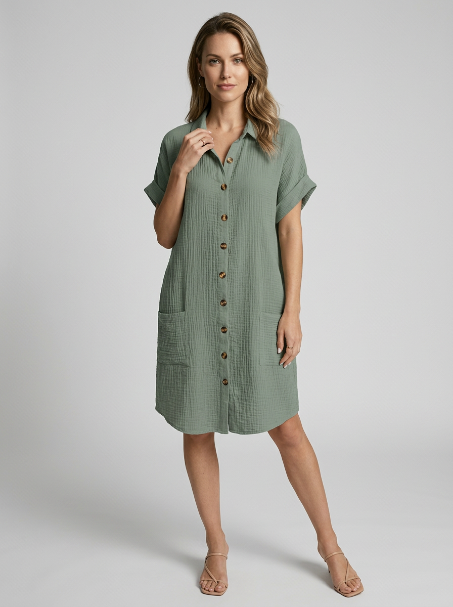 Lida | Abito estivo stile polo con vestibilità rilassata