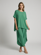 Luca | Comfortable Two-Piece Women's Set with Blouse and Pants