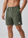 Rafael | Strukturerede Bade Shorts med Elastisk Talje