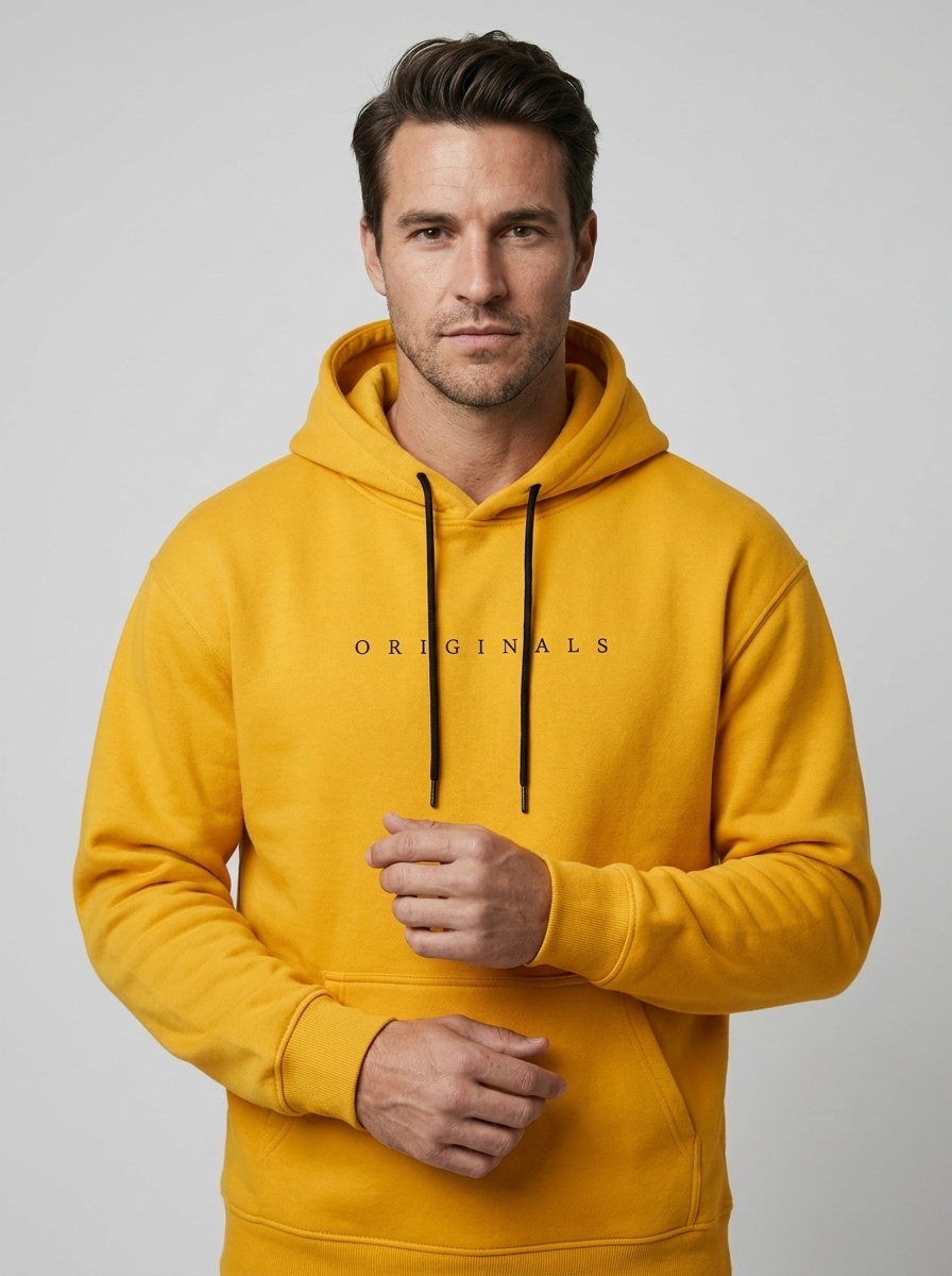 Asher | Casual Hoodie Til Herre Med Kængurulomme