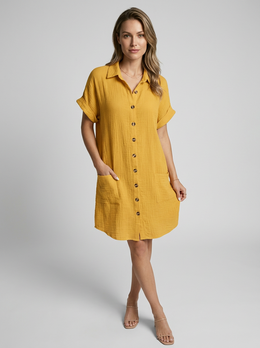 Lida | Abito estivo stile polo con vestibilità rilassata