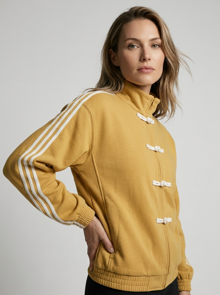 Yumei | Women's Track Jacket with Contrast Stripes