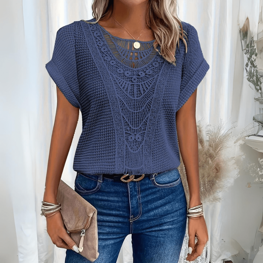 Raya | Dzianinowy top damski