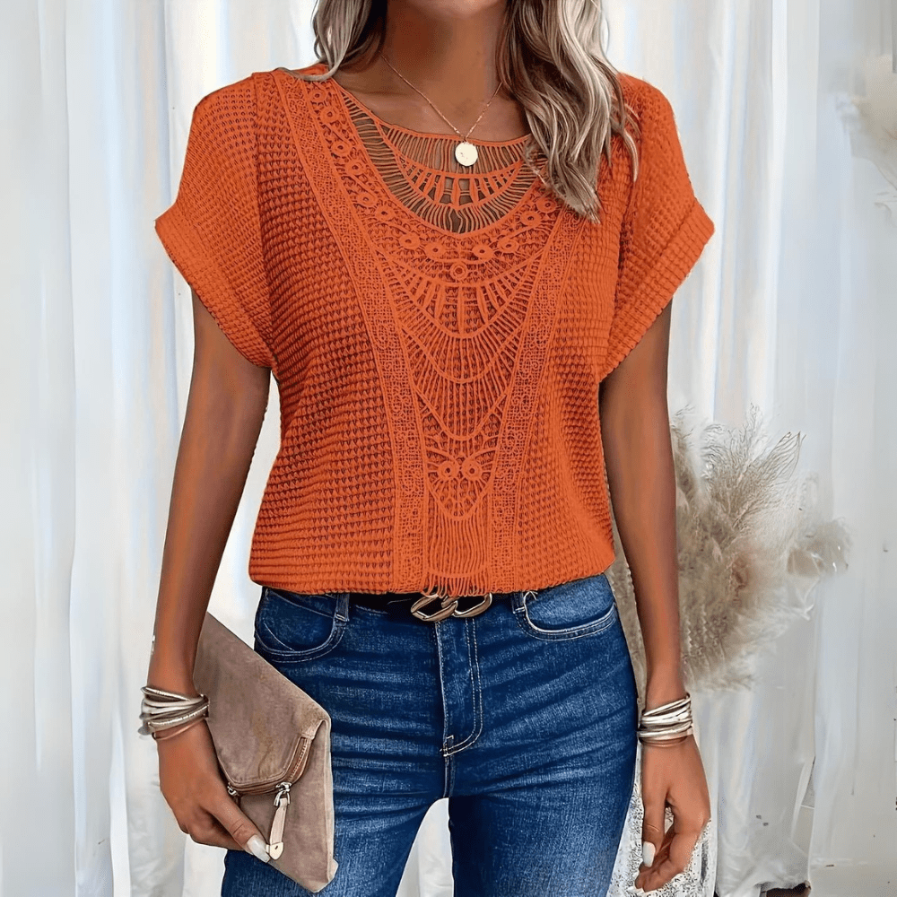 Raya | Dzianinowy top damski