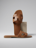 Helena | Leather Slippers Women