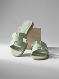 Helena | Leather Slippers Women