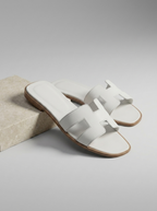 Helena | Leather Slippers Women