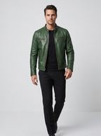 Valerio | Men's Leather Biker Jacket