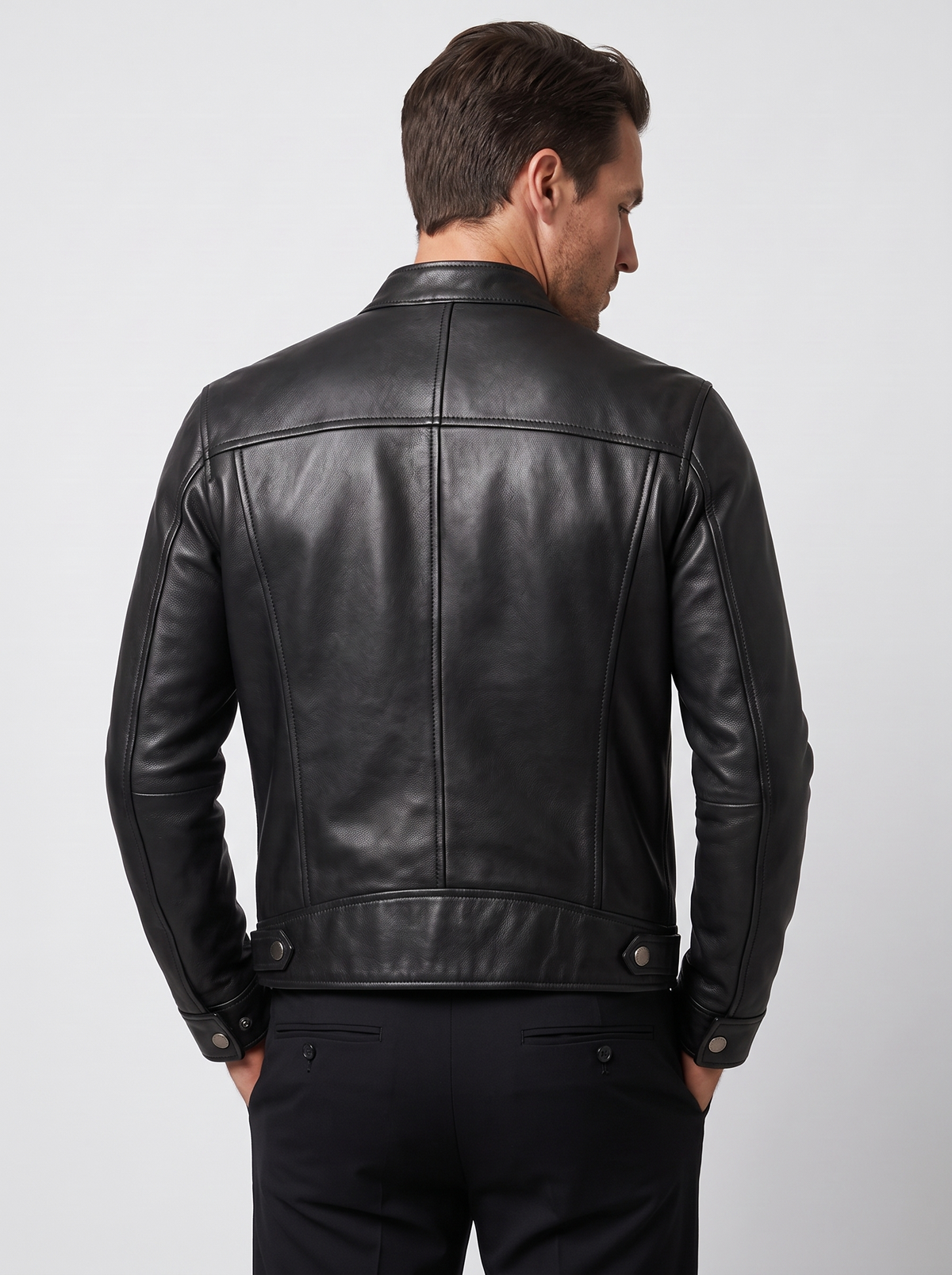 Valerio | Men's Leather Biker Jacket