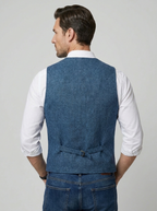 Matteo | Elegant Herre Gilet Med Knaplukning