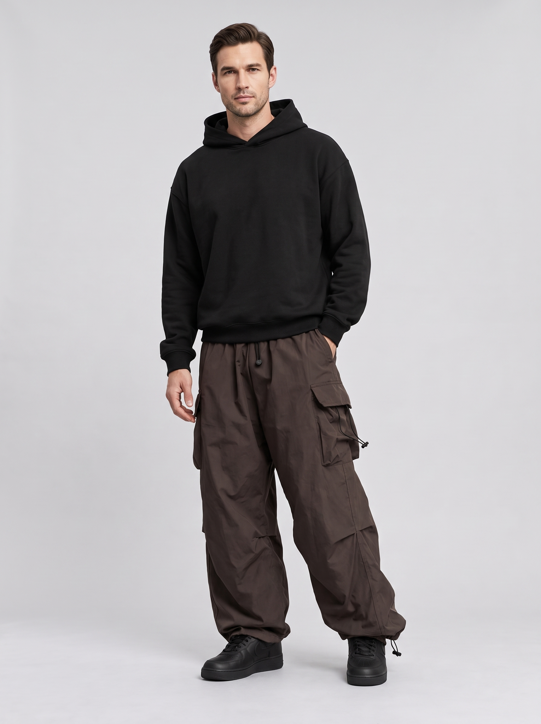Kael | Herre Oversized Cargobukser