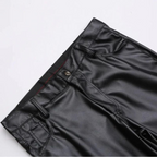 Nolan | Men's Slim-Fit Leather Trousers