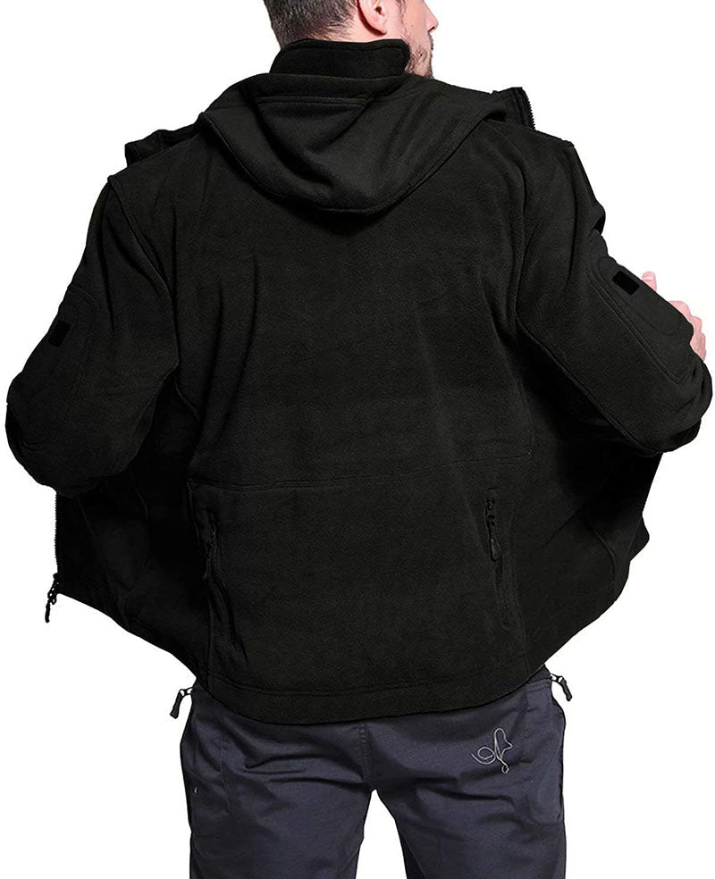 Haldor | Herre Vindtæt Fleece Outdoorjakke