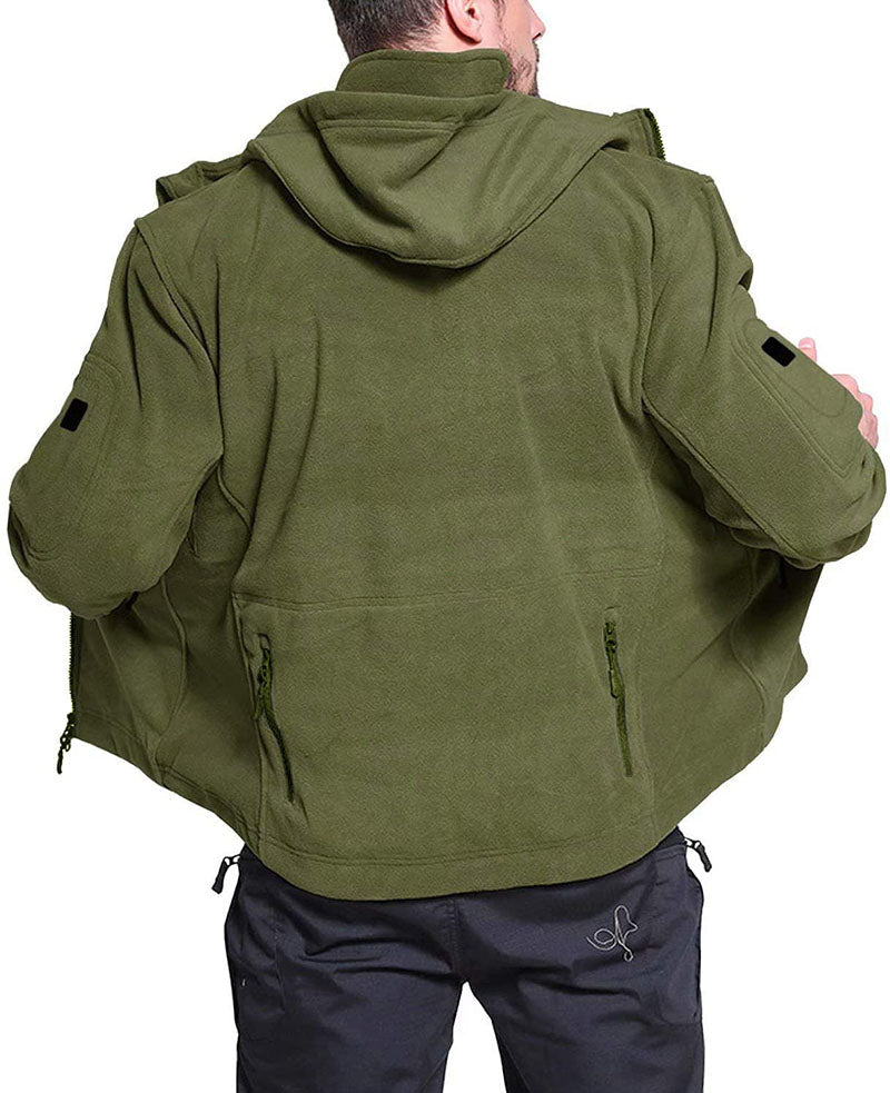 Haldor | Herre Vindtæt Fleece Outdoorjakke