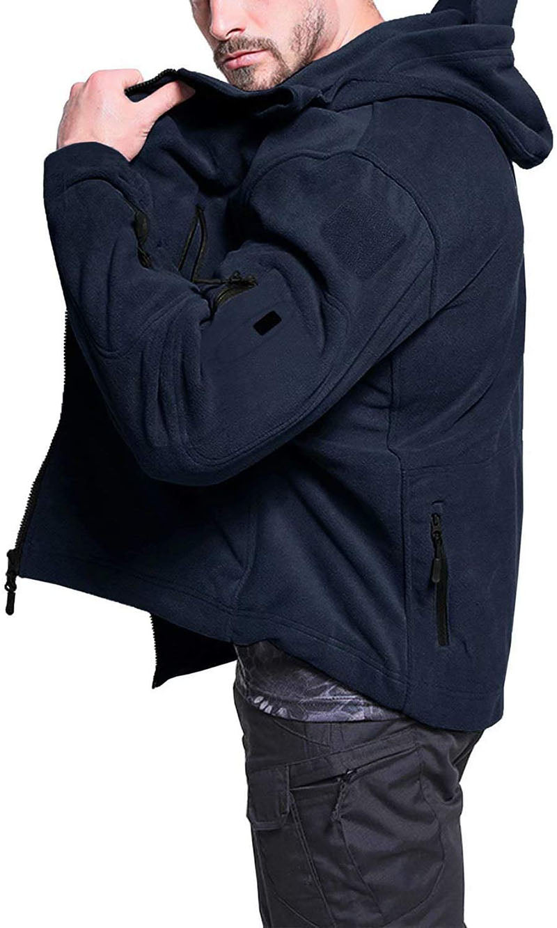 Haldor | Herre Vindtæt Fleece Outdoorjakke