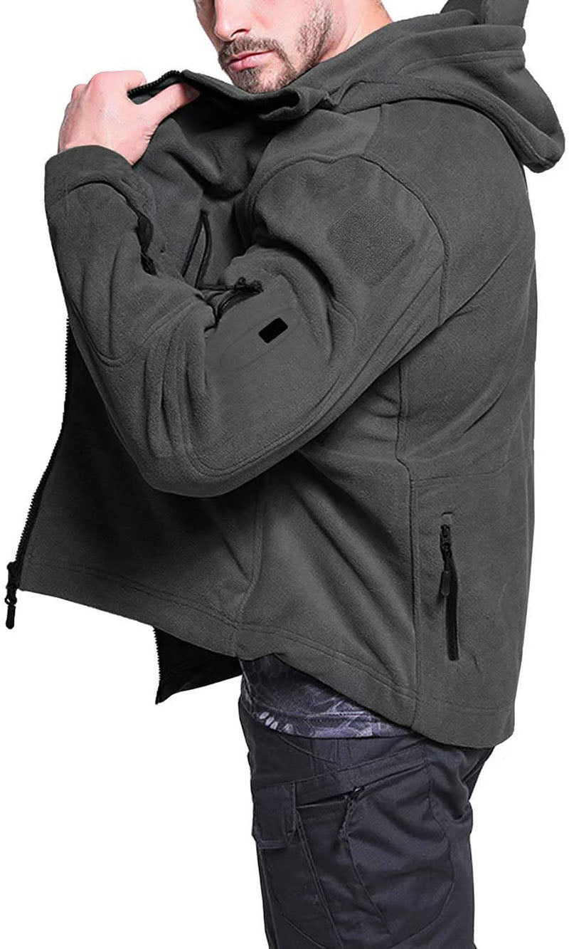 Haldor | Herre Vindtæt Fleece Outdoorjakke