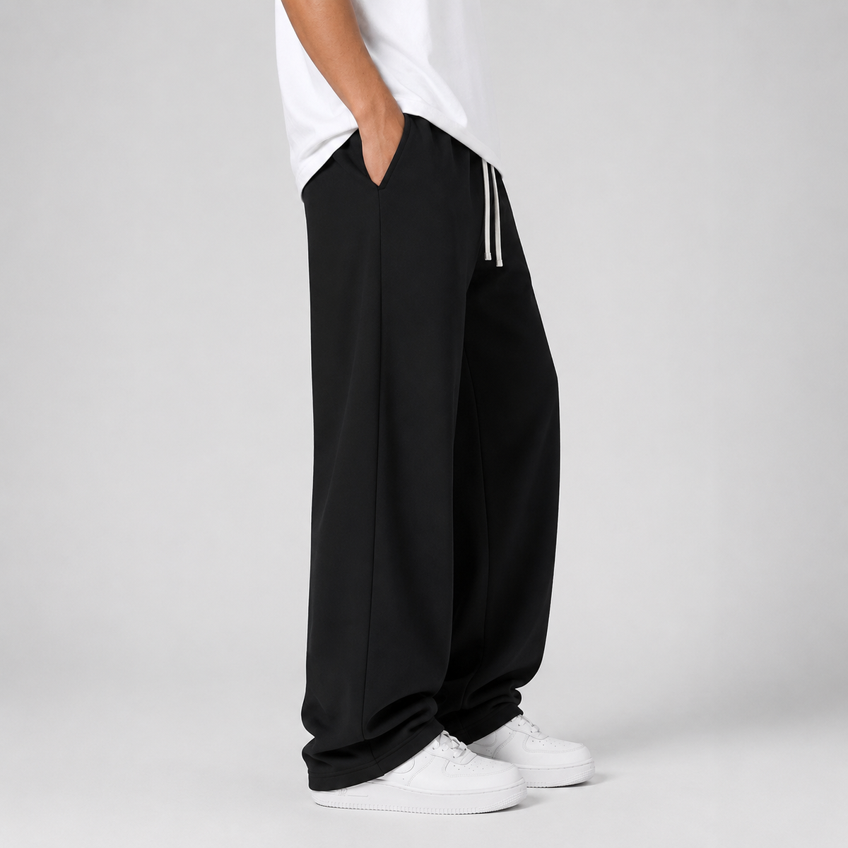 Marius | Herre Wide Leg Joggingbukser