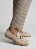 Lucien | Loafers i Ruskind med Kvaster til Herre