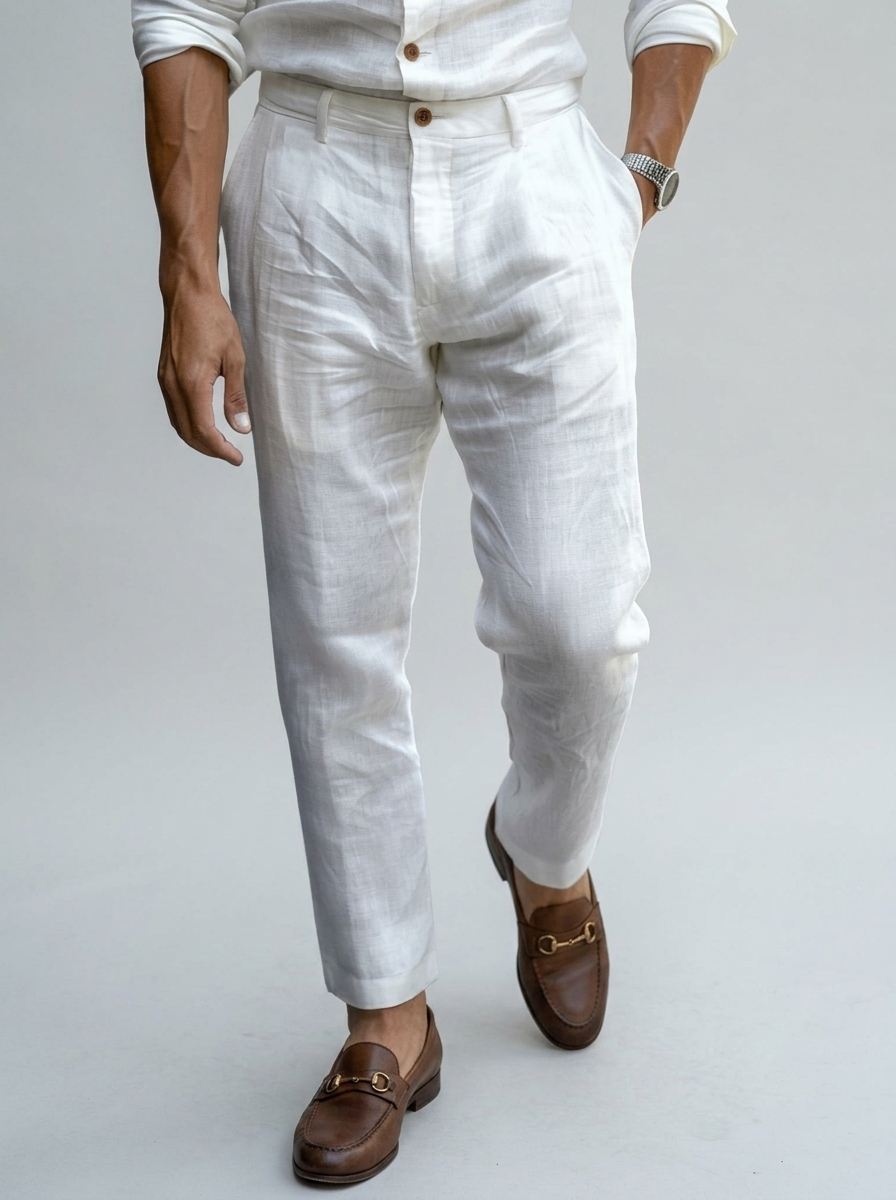 Eliano | Pantaloni Estivi in Lino Uomo